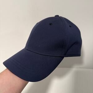 Lululemon Unisex Seawheeze Finishers Hat 2016 Running Navy Blue One Size